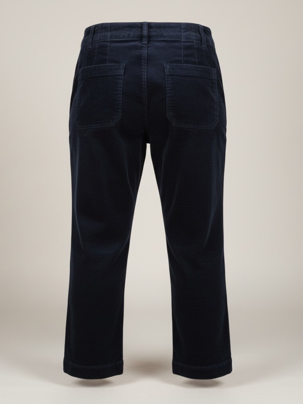 Quince organic cotton corduroy wide leg pants deep Navy